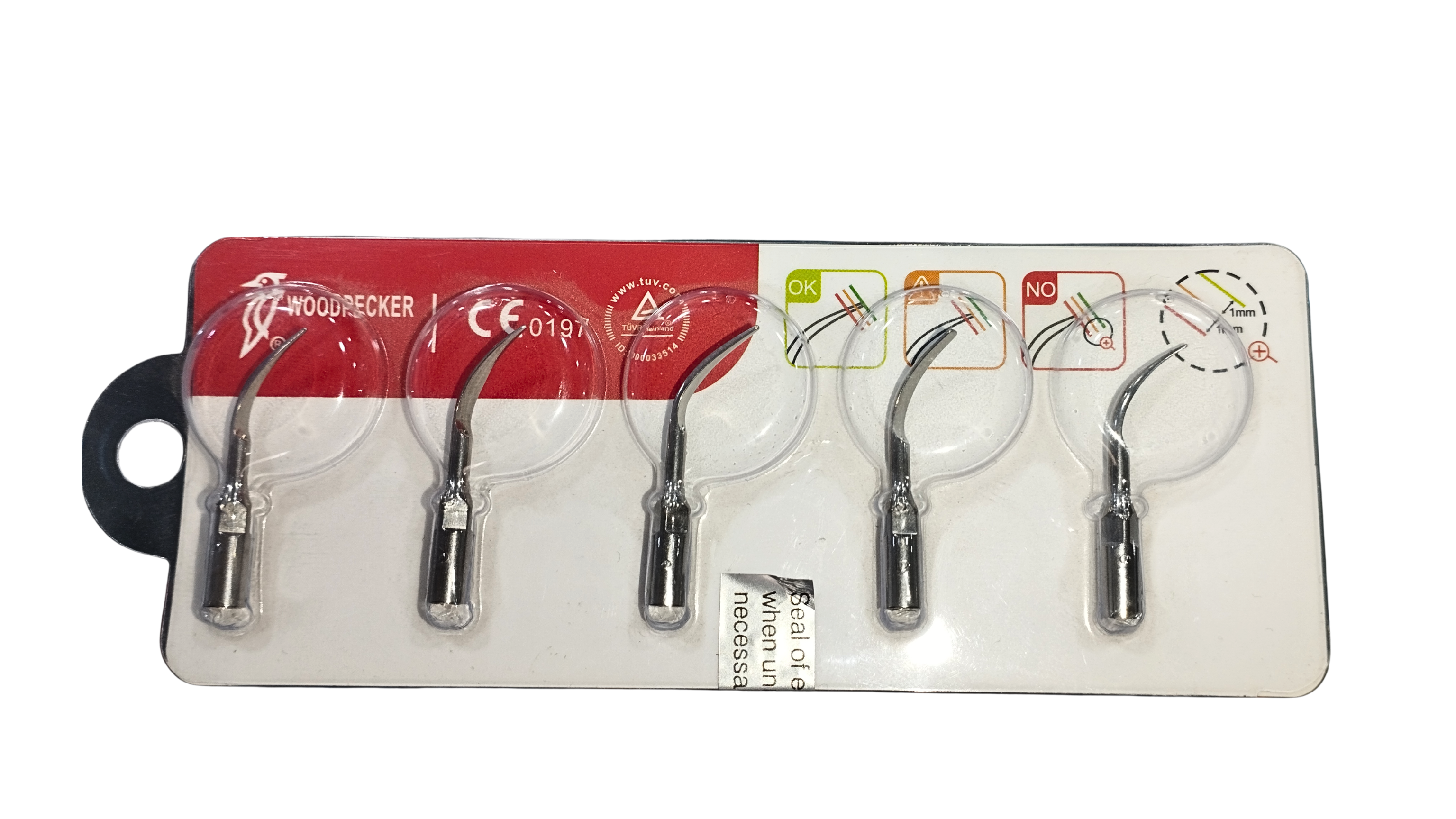 INSERT POUR DÉTARTRAGE WOODPECKER 5PS 