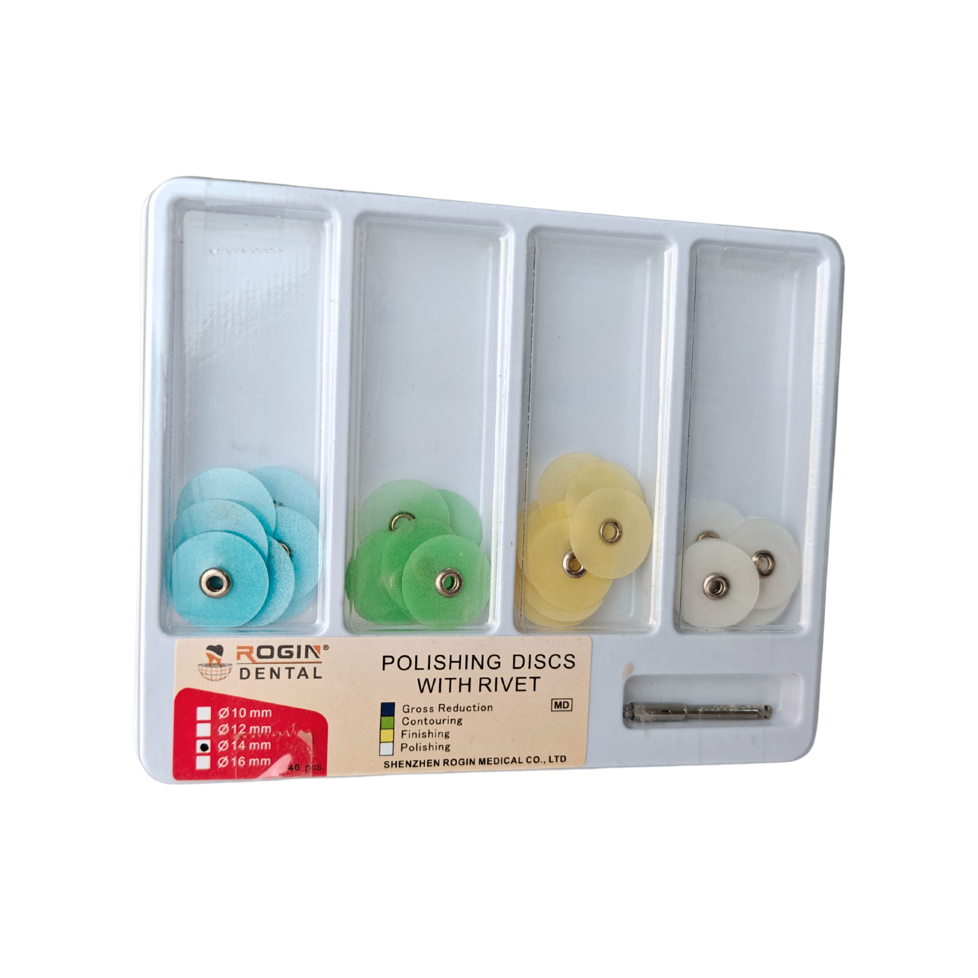 Disques de polissage abrasifs avec mondrin assortiment 40 pcs
